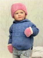 Knitting Pattern - Peter Pan P1300 - Precious Chunky - Hats, Mitts and Boots